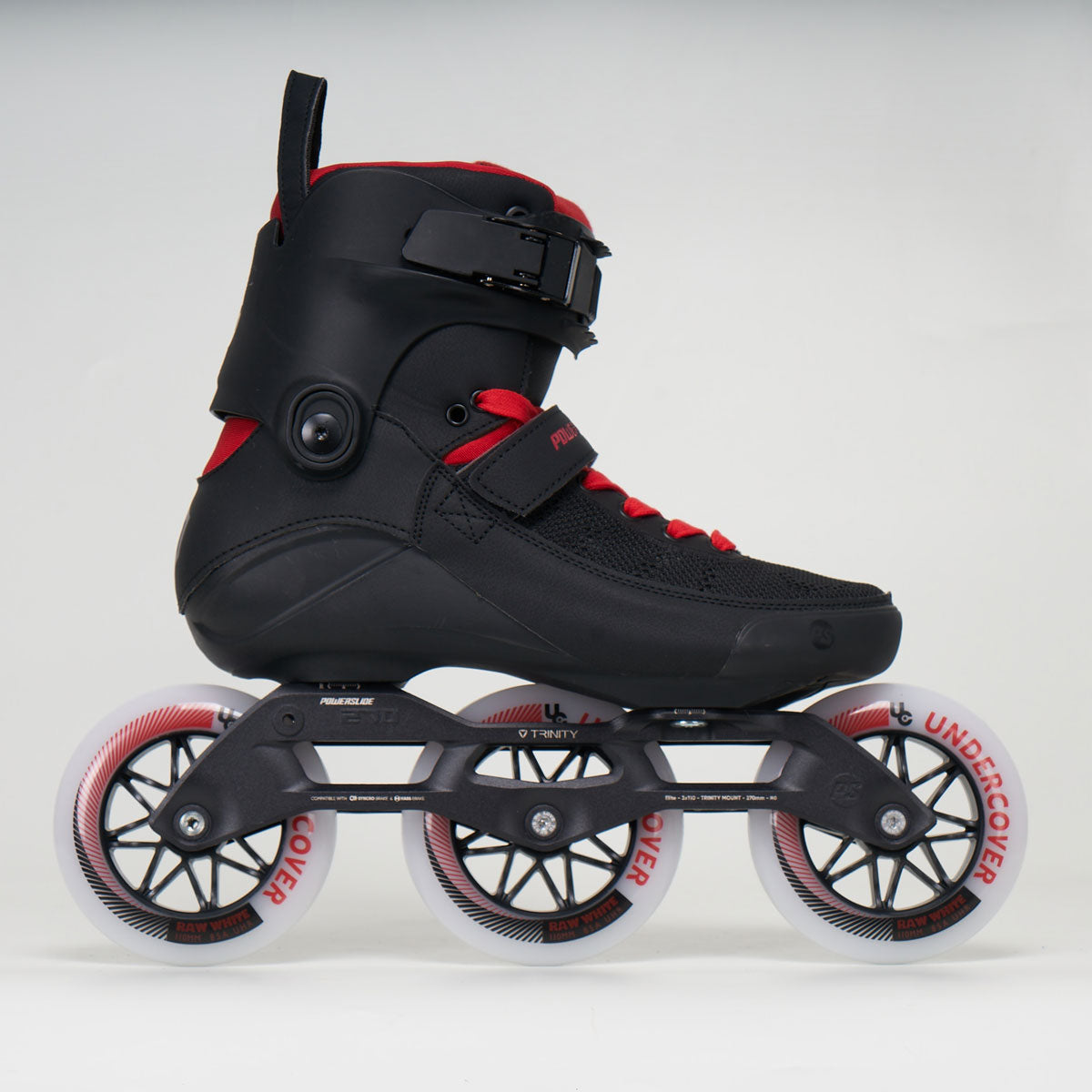 Powerslide Swell Black Fire 110 Inline Skates for Men & Women - Perfect for Fitness, Urban Skating & Outdoor Rollerblading Adventures