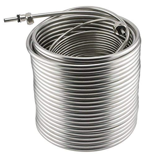 Jockey Box Stainless Steel Coil - 120 Feet Left Hand Coil for Home Brewing & Draft Beer Dispensing - Perfect for Kegerators, Beer Coolers, and Commercial Draft Systems