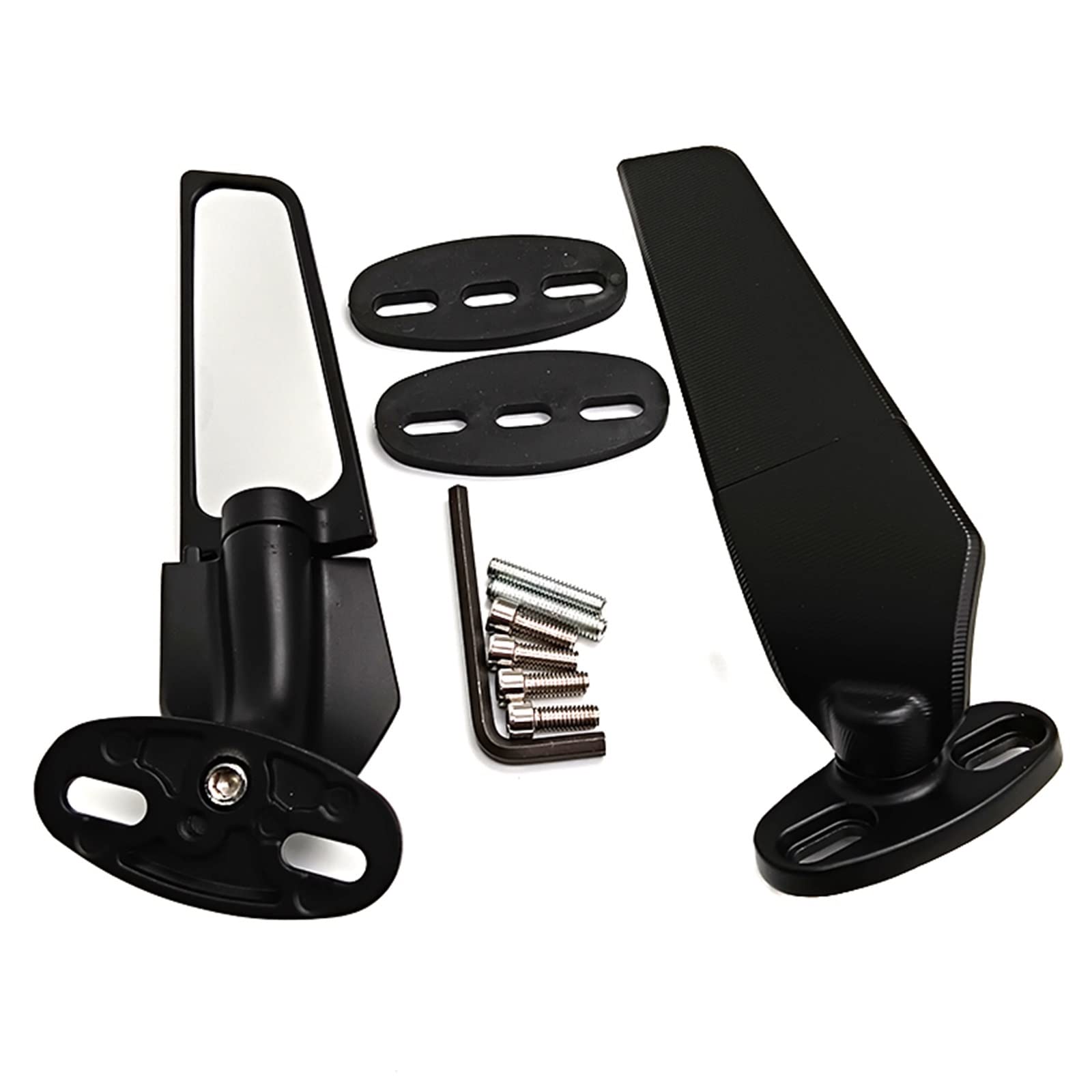 LECTY Adjustable Rotating Motorcycle Rearview Mirrors - Universal Fit for Honda CBR250R CBR300R CBR500R CBR600R CBR650R - Enhanced Safety & Style for Street Riding & Commuting