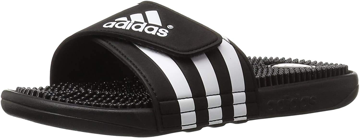 Adidas Men's Adissage Slides Sandals - Comfortable & Supportive Footbed for Casual Wear, Poolside, Gym & Home Use