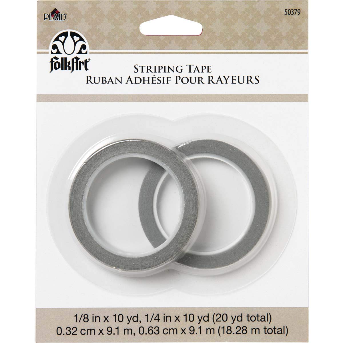 FolkArt Striping Tape - 2 Rolls (1/8