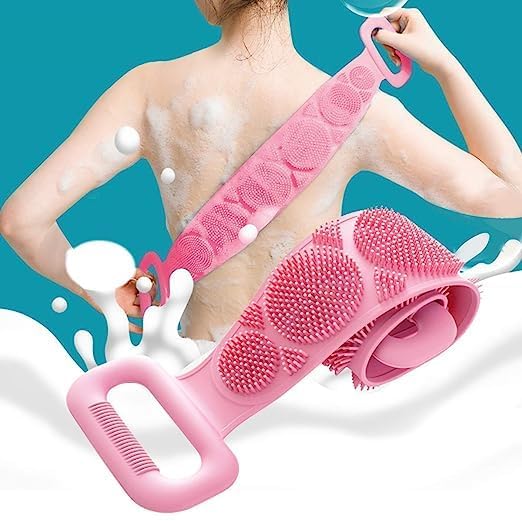 Silicone Body Scrubber for Deep Cleaning & Exfoliation - Dead Skin Removal for Shower & Bath - Men & Women