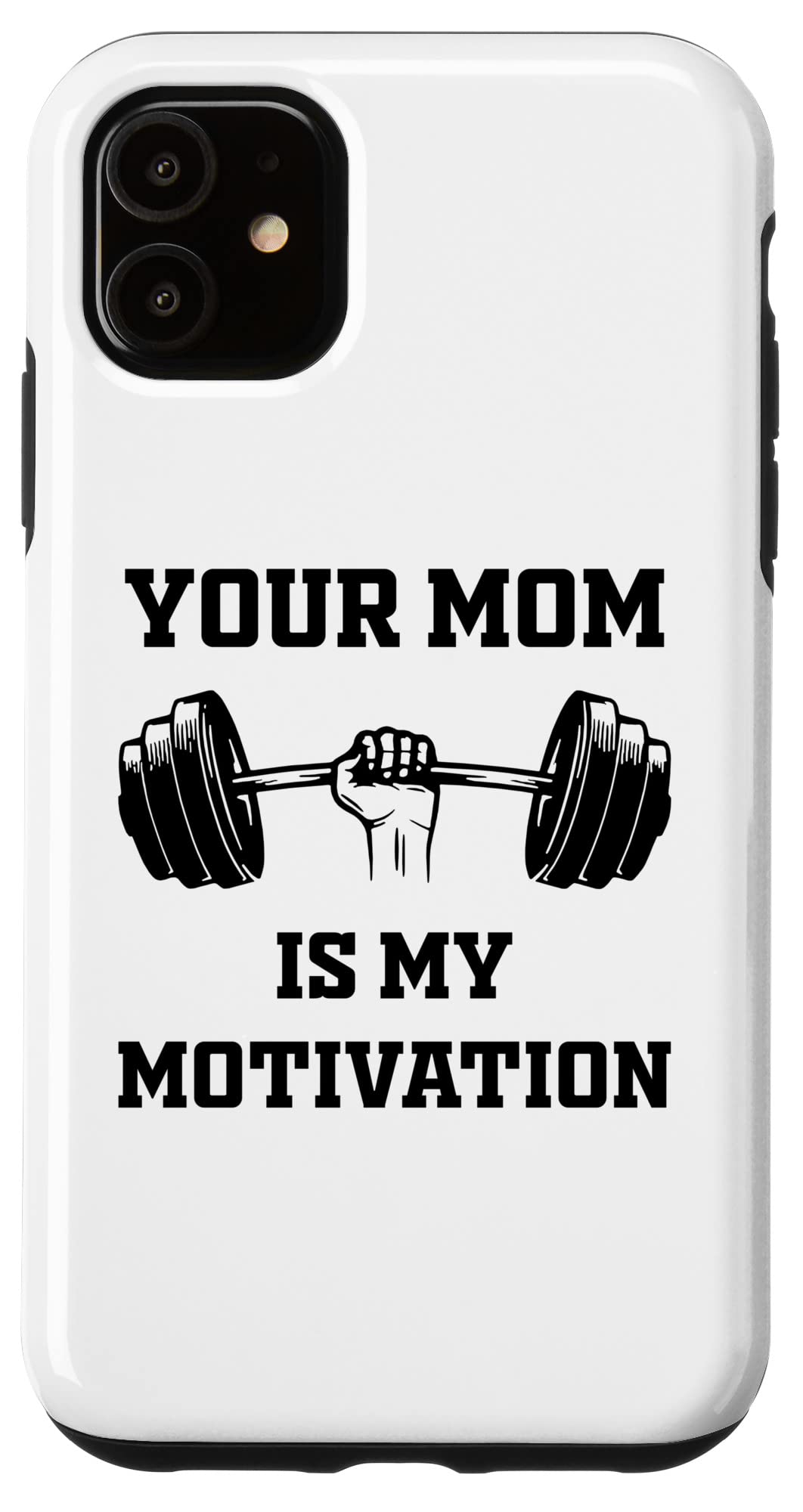 iPhone 11 Case - Funny Gym Motivation Phone Cover for Workout & Fitness - Perfect for Moms, Cardio Enthusiasts & Gym Lovers