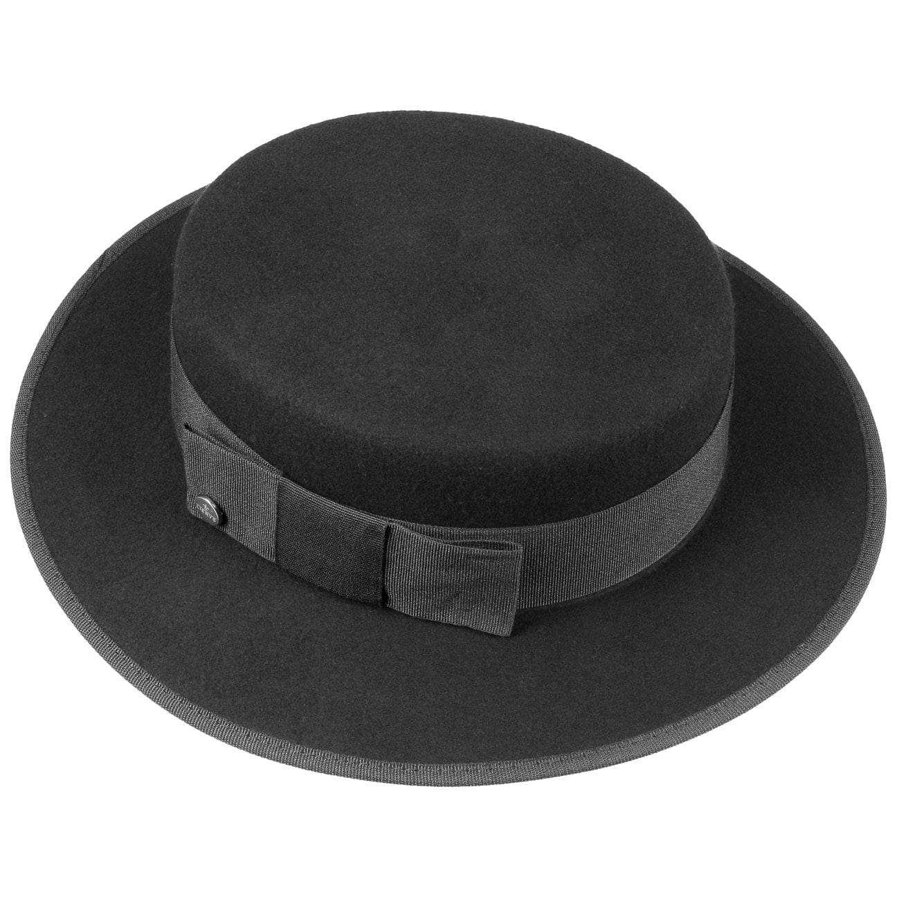 Stylish Lierys Felt Boater Hat for Women & Men - Classic Summer Sun Hat for Outdoor, Beach, and Party Wear