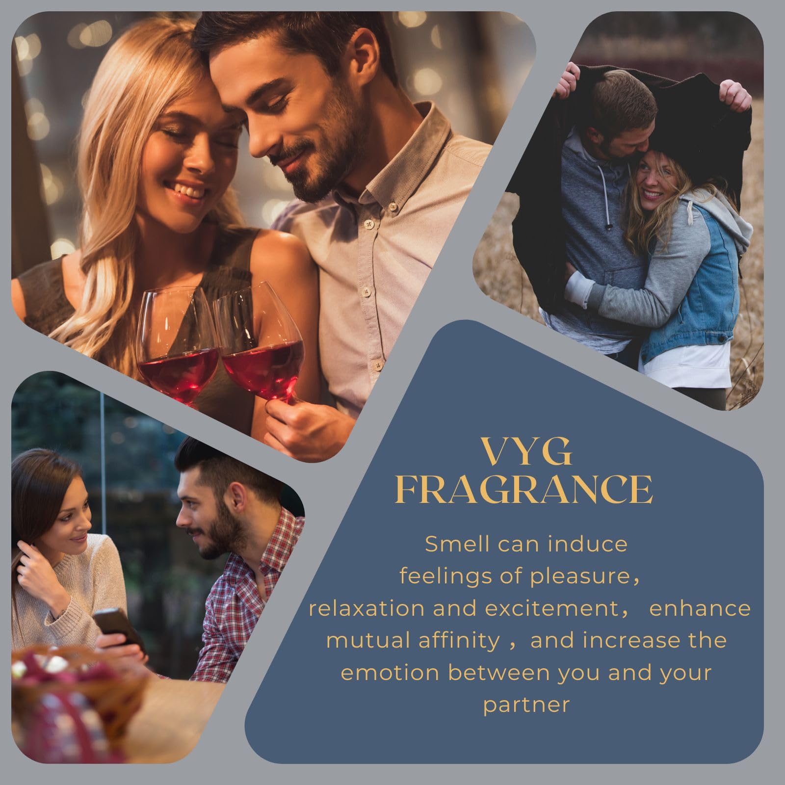VYG Cologne for Men - Seductive & Long-Lasting Fragrance | Premium Men's Cologne (1.7 oz) | Perfect for Date Night, Office & Special Occasions