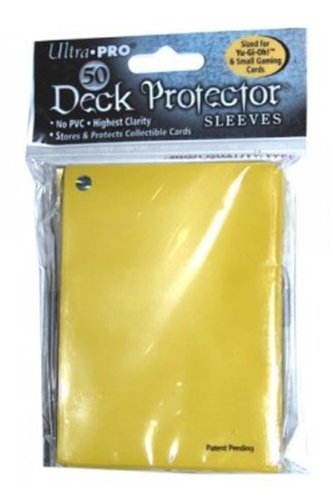 Ultra Pro Yellow Deck Protector Sleeves - Premium Card Protectors for MTG, Pokemon & Yu-Gi-Oh! (Pack of 100) - Perfect for Gaming, Collecting & Tournament Play
