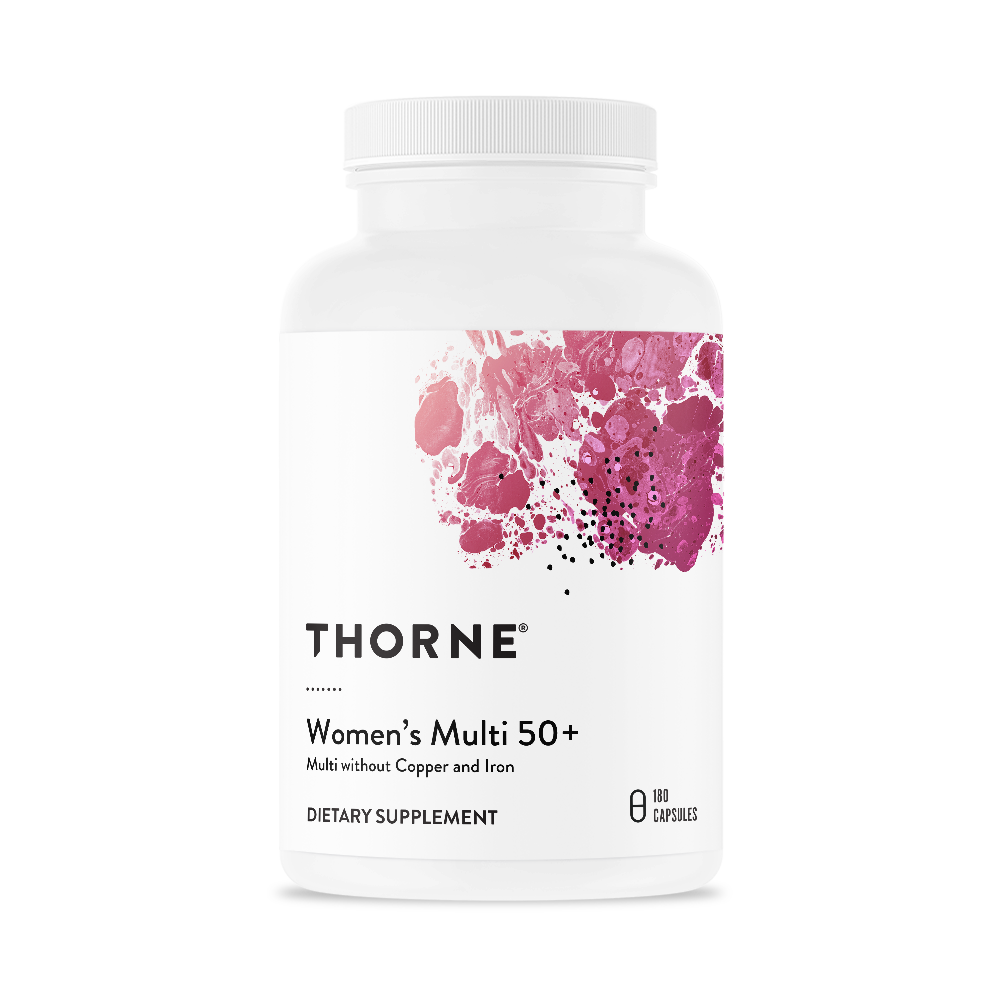 Thorne Women's Multi 50+ (VM6W) - Premium Multivitamin for Women Over 50 with Essential Vitamins & Minerals - Supports Bone, Heart & Immune Health - Daily Supplement for Active Senior Women