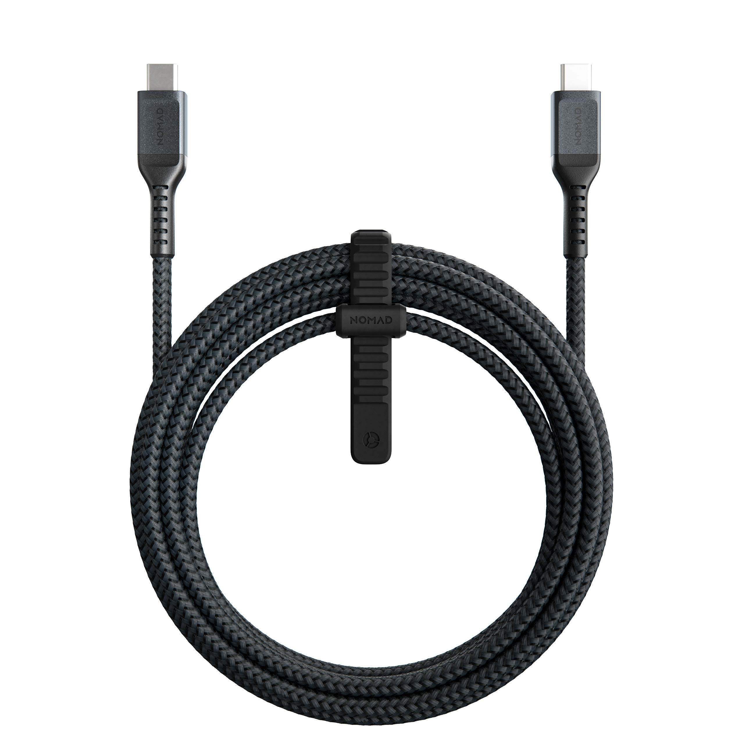 Premium NOMAD USB C Cable 3.0M Fast Charging USB-C to USB-C Cord for iPhone 15 Pro, MacBook, iPad Pro & Samsung Galaxy - Perfect for Home, Office & Travel Charging