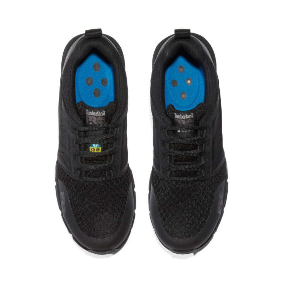 Timberland PRO Radius SD+ Men's Athletic Composite Toe Work Shoes - Safety Toe, Slip Resistant, Comfortable for Construction & Warehouse Work - Black (TB0A2A55001)