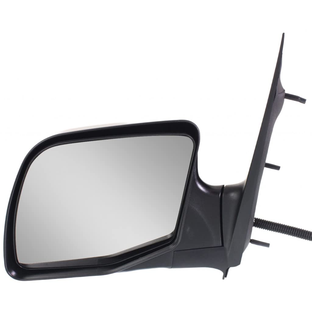 1999-2002 Ford E-350 Econoline Club Wagon Driver Side Power Swinglock Paddle Type Door Mirror - Rear View Replacement Part FO1320229 F4UZ17683B | Perfect for Fleet Vehicles, Delivery Vans & RV Conversions