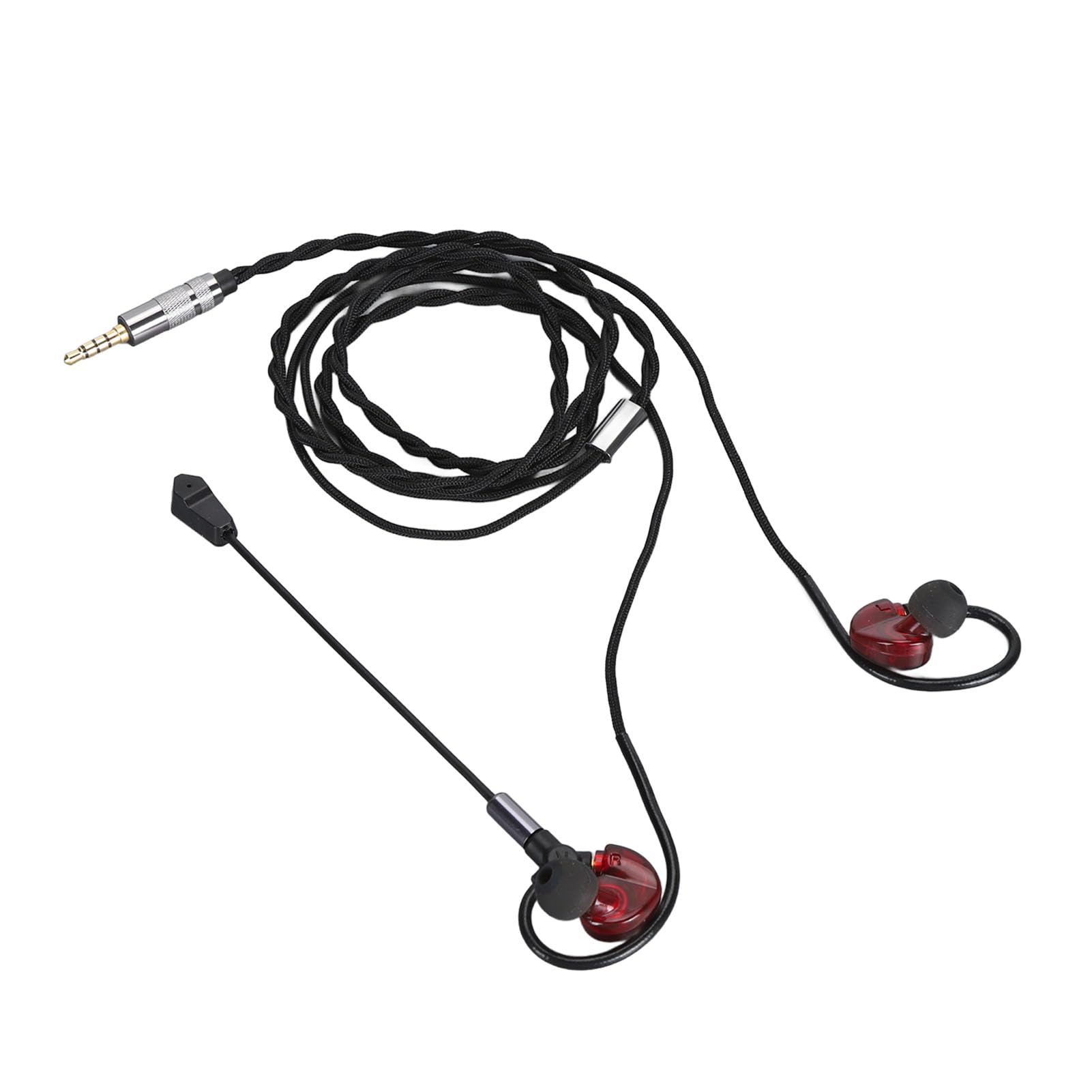 Premium Wired Gaming Earbuds with Microphone - Lightweight Noise-Isolating 3.5mm Detachable Headphones for PC, Mobile, PS5, Xbox - Perfect for Competitive Gaming, Streaming & Online Meetings