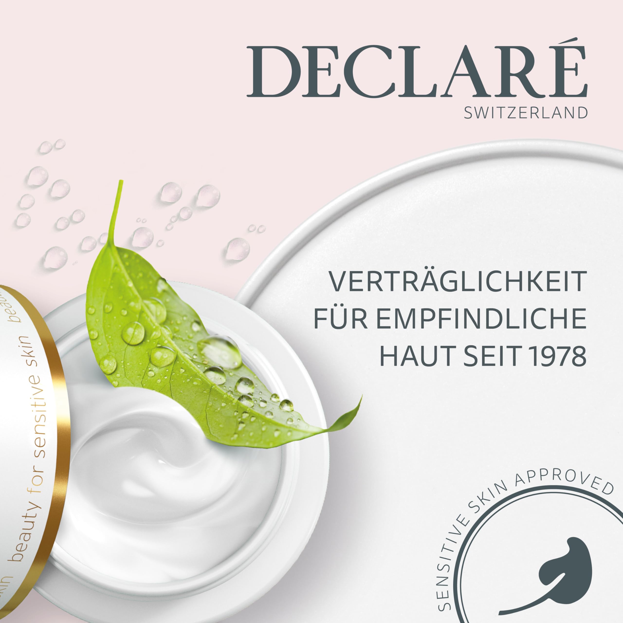 Declaré Sensitive Skin Cooling Eye Roll-On for Wrinkles, Puffiness & Dark Circles - 0.5 oz Hydrating Eye Treatment with Soothing Gel Formula | Perfect for Morning Refreshment & Nighttime Skincare Routine