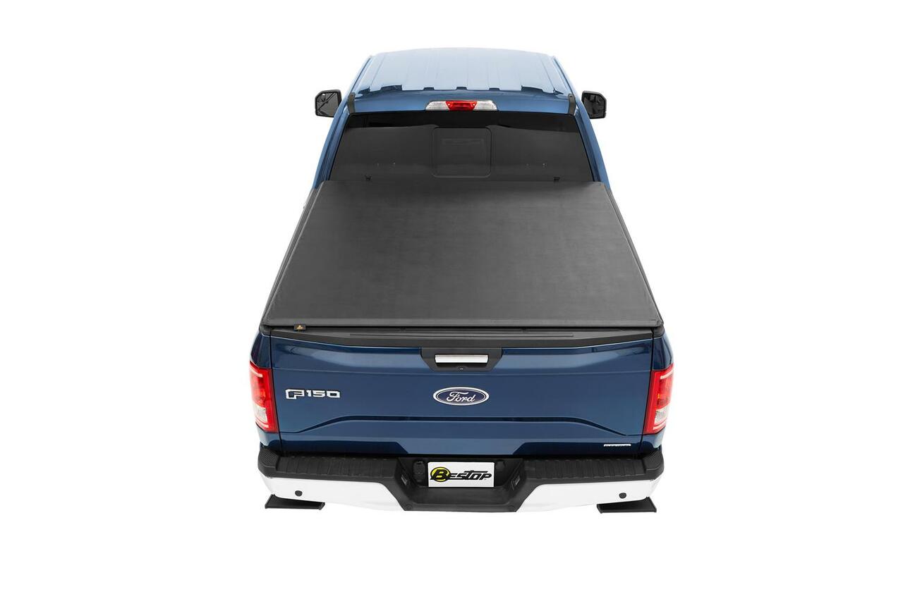 Ford Bronco Bestop EZ Roll Soft Tonneau Cover for F-150 5.5 ft Bed Styleside - Waterproof Truck Bed Cover for Camping & Outdoor Adventures