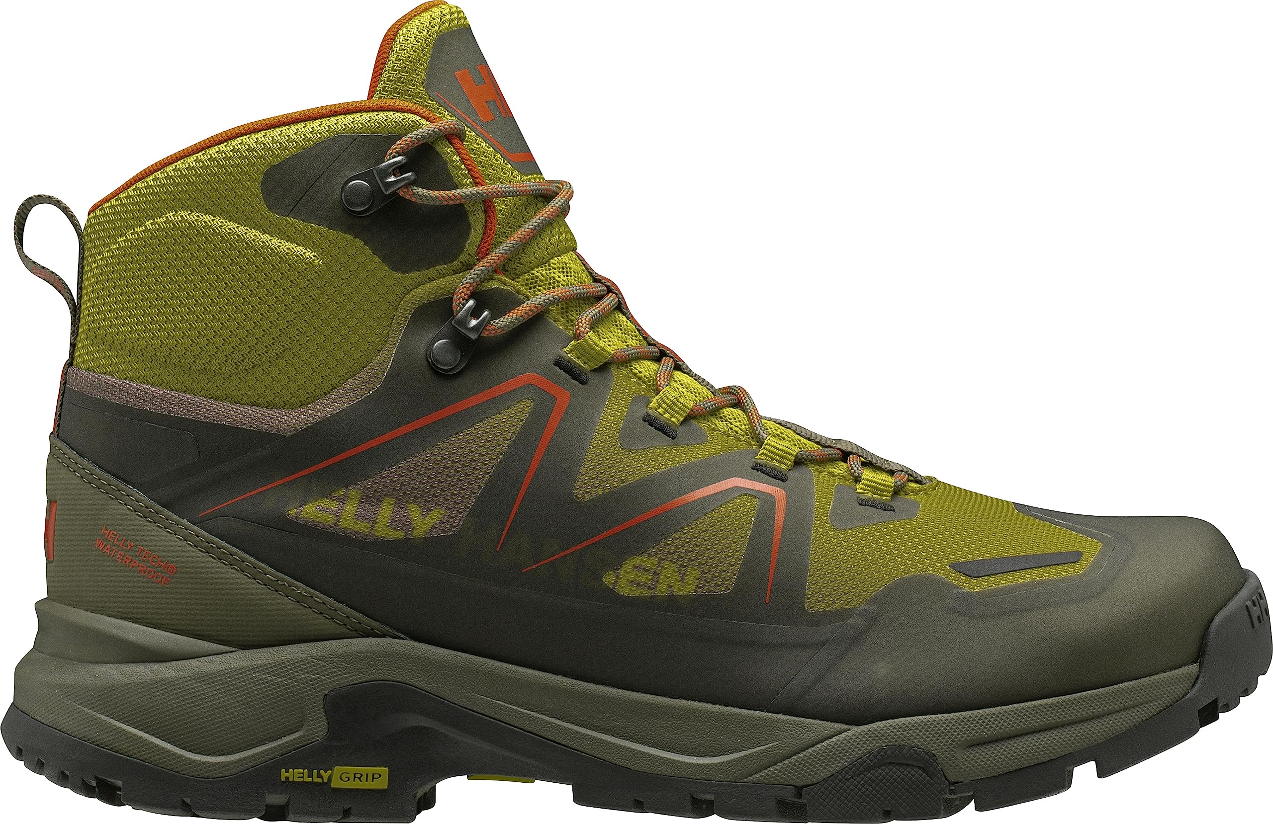Helly-Hansen Men's Cascade Mid Helly-Tech Waterproof Hiking Boots - Lightweight & Breathable for Outdoor Adventures, Trail Running & Mountain Climbing