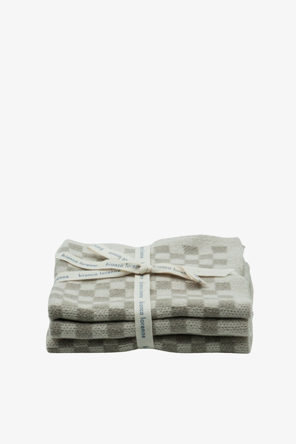 Premium Chekka Taupe & Oatmeal Wash Cloths Set of 3 - Soft Exfoliating Bath Towels for Face & Body - Perfect for Spa, Baby Care & Gentle Skin Cleansing