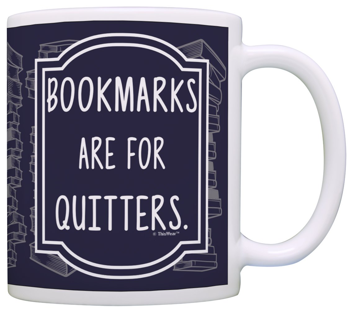 Funny Librarian Gifts - 11oz Ceramic Coffee Mug with Handle for Book Lovers, Readers & Bookworms - Perfect Reading Companion for Book Clubs, Office Use & Cozy Reading Nooks