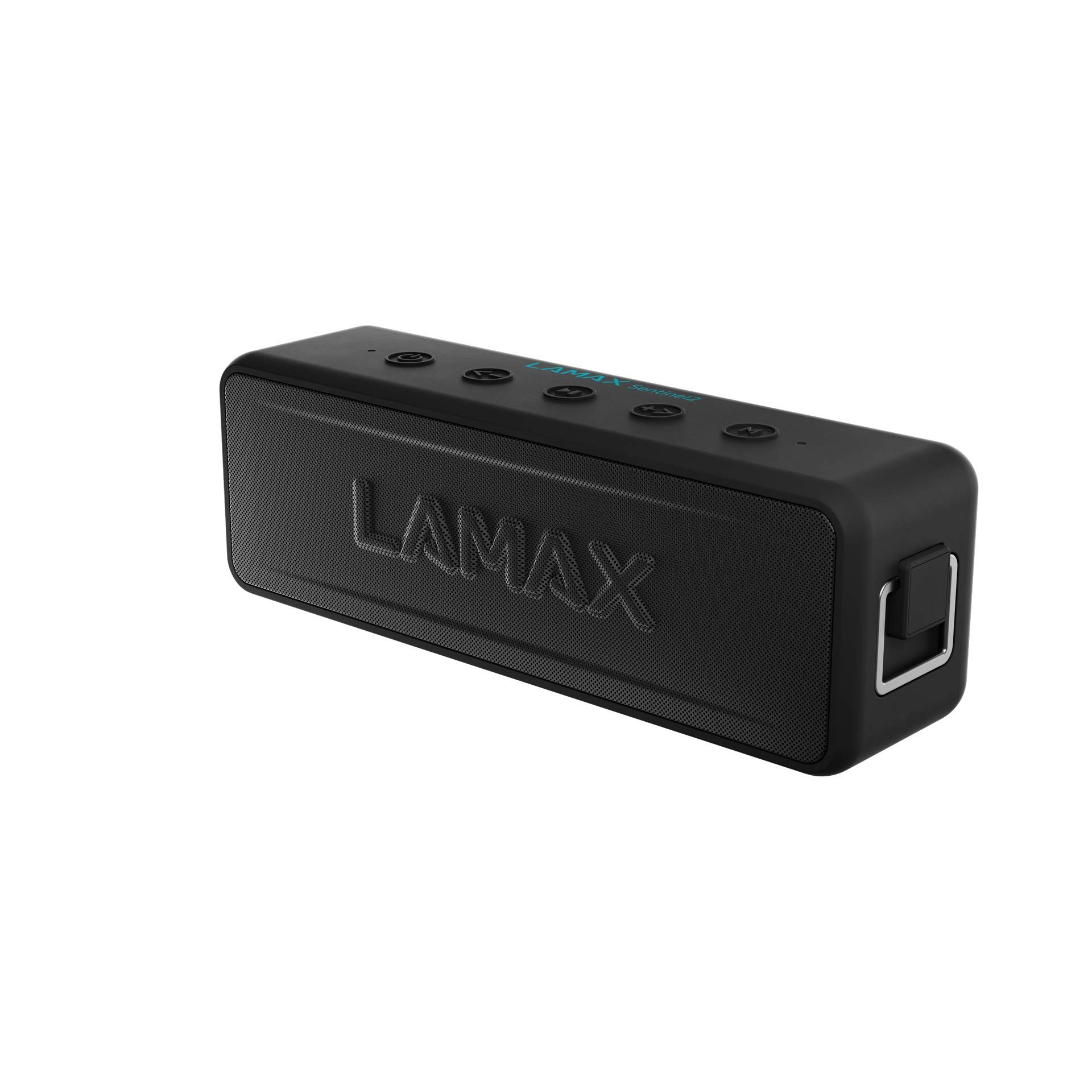 LAMAX Sentinel2 Bluetooth 5.0 Portable Speaker - 20W Powerful Sound, IP67 Waterproof & Dustproof, 24H Playtime, TWS Stereo, microSD/USB-C/Aux Input - Perfect for Outdoor Adventures, Beach Parties & Home Use