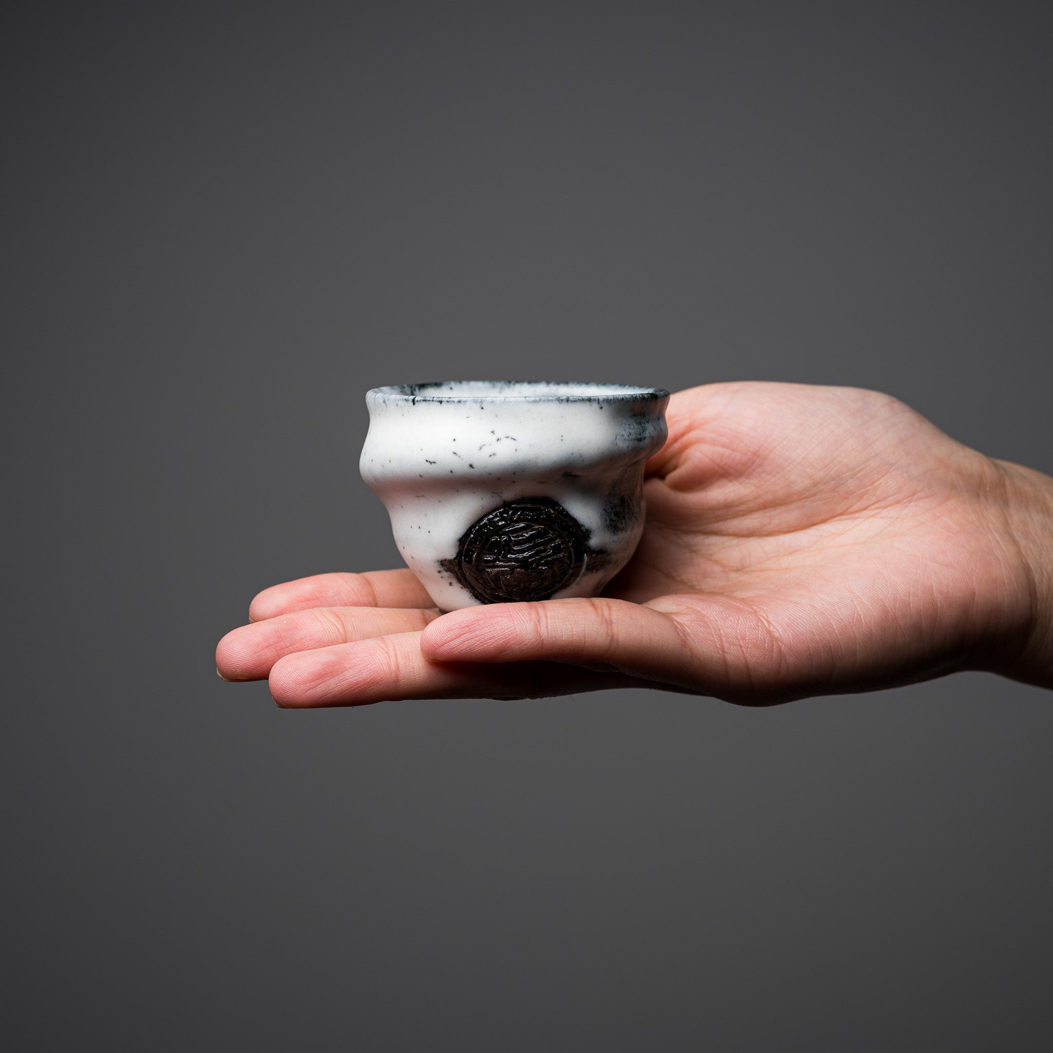 NINSHU Sake Cup - Small Japanese Teacup, Sou un / 創雲 - Perfect for Sake Tasting, Tea Ceremonies & Asian-Inspired Home Decor
