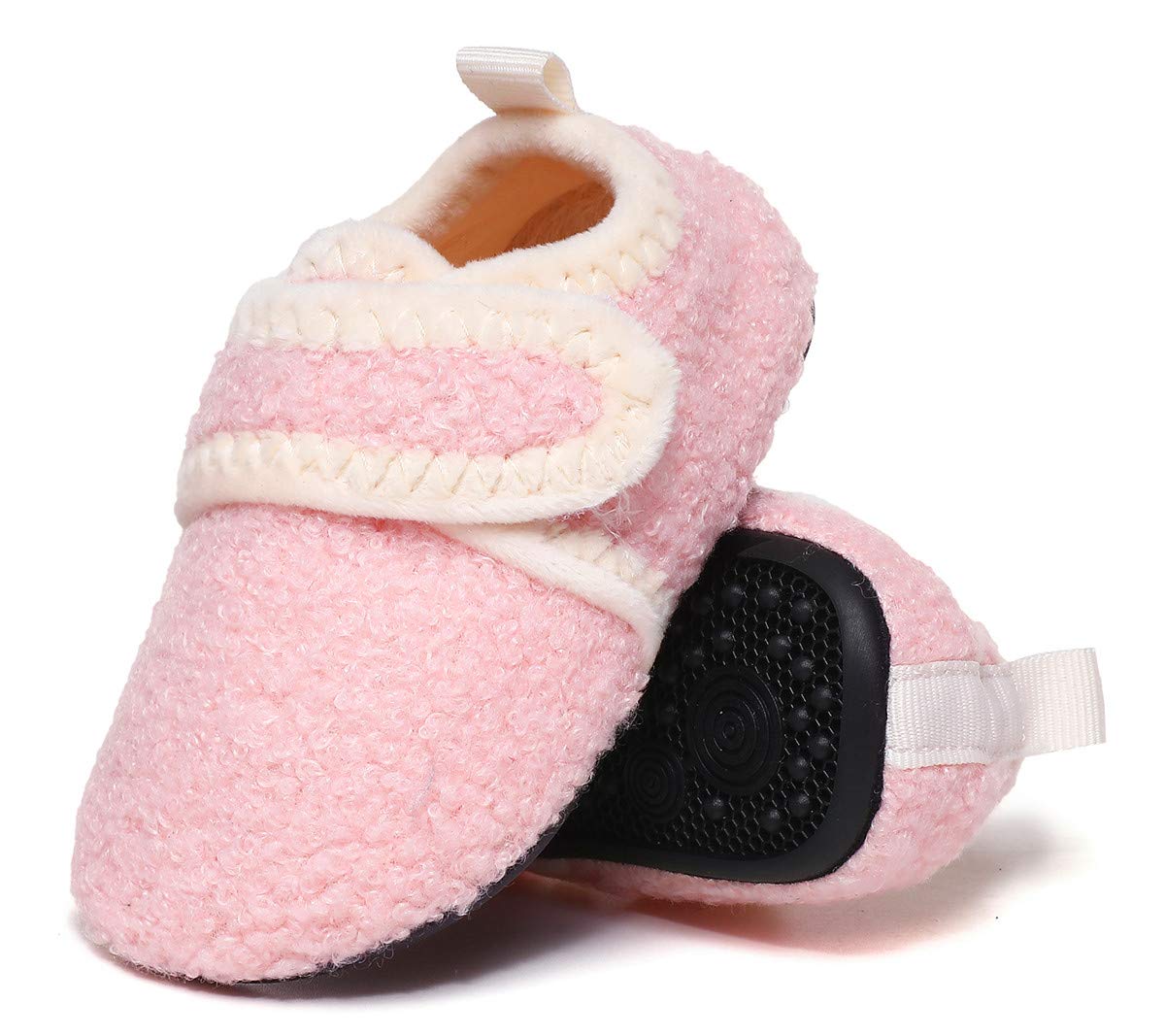 SLIPPERY TODDLER Boys & Girls Non-Slip House Socks - Lightweight Indoor Slippers for Kids - Soft Home Shoes for Playtime, Nursery & Cozy Family Moments