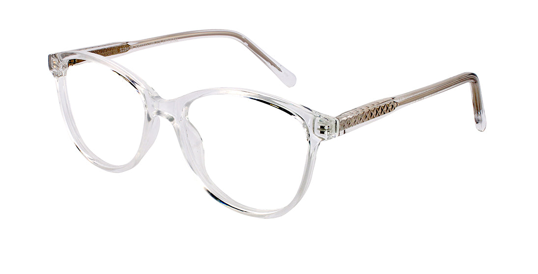 Stylish Plastic Cat Eye Glasses Frame 2842E - Trendy Retro Eyewear for Women, Perfect for Daily Wear & Fashion Accessories