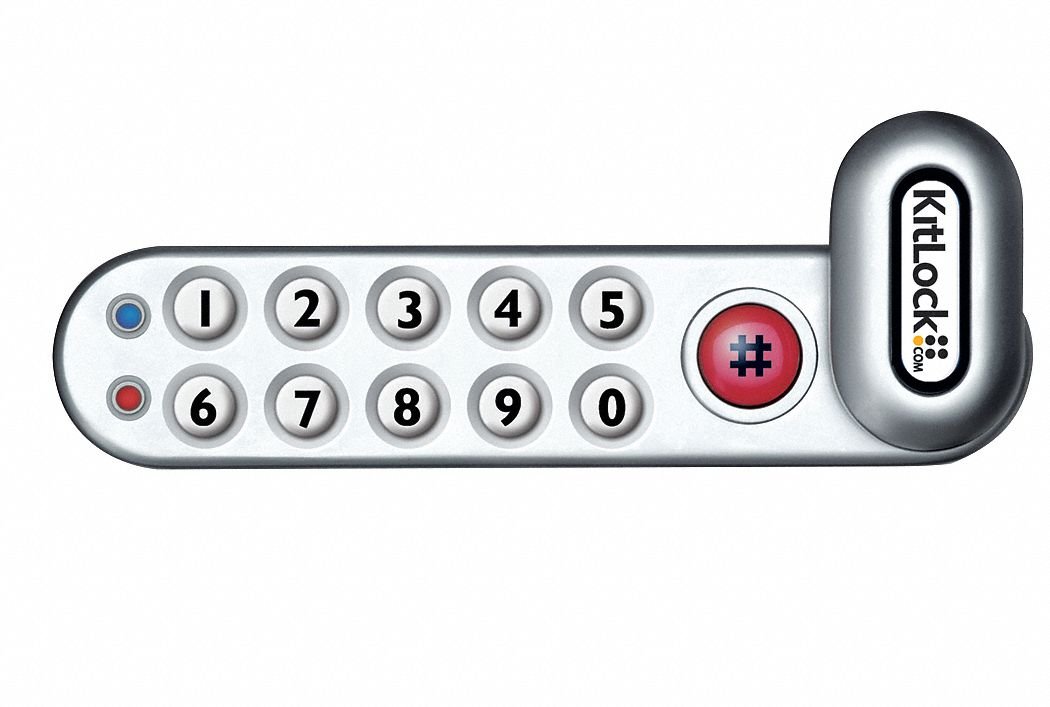 Smart Electronic Keypad Door Lock - Left Handed Design for Enhanced Home Security | Perfect for Apartments, Offices & Rental Properties