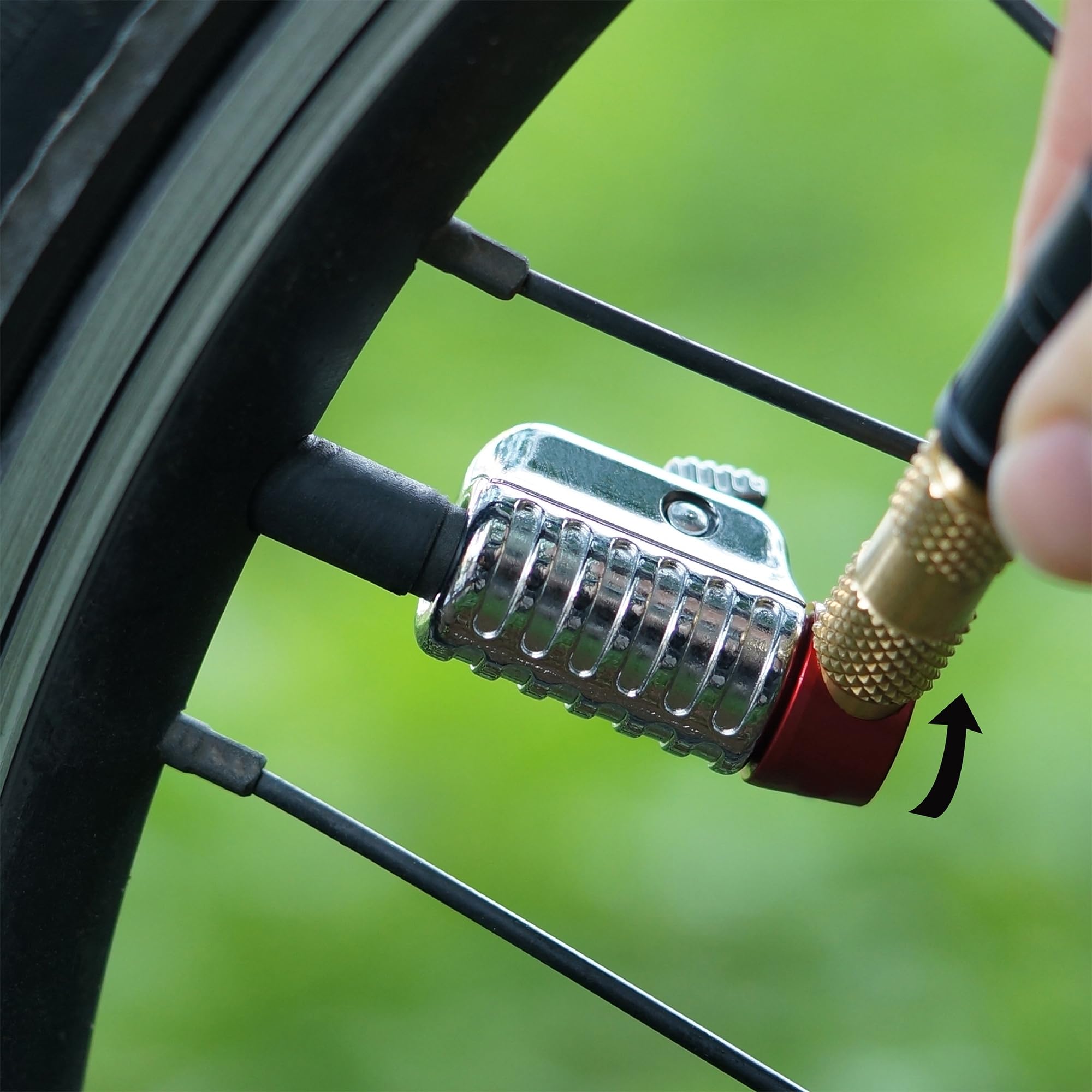 711L Schrader Air Chuck - Heavy Duty Snap & Lock Air Chuck with Brass Construction - High Flow Tire Inflator Attachment for Bicycle, Bike, Motorcycle & Car Tires (Schrader Valve Compatible) - Perfect for Home Garage, Roadside Emergencies & Tire Maintenance