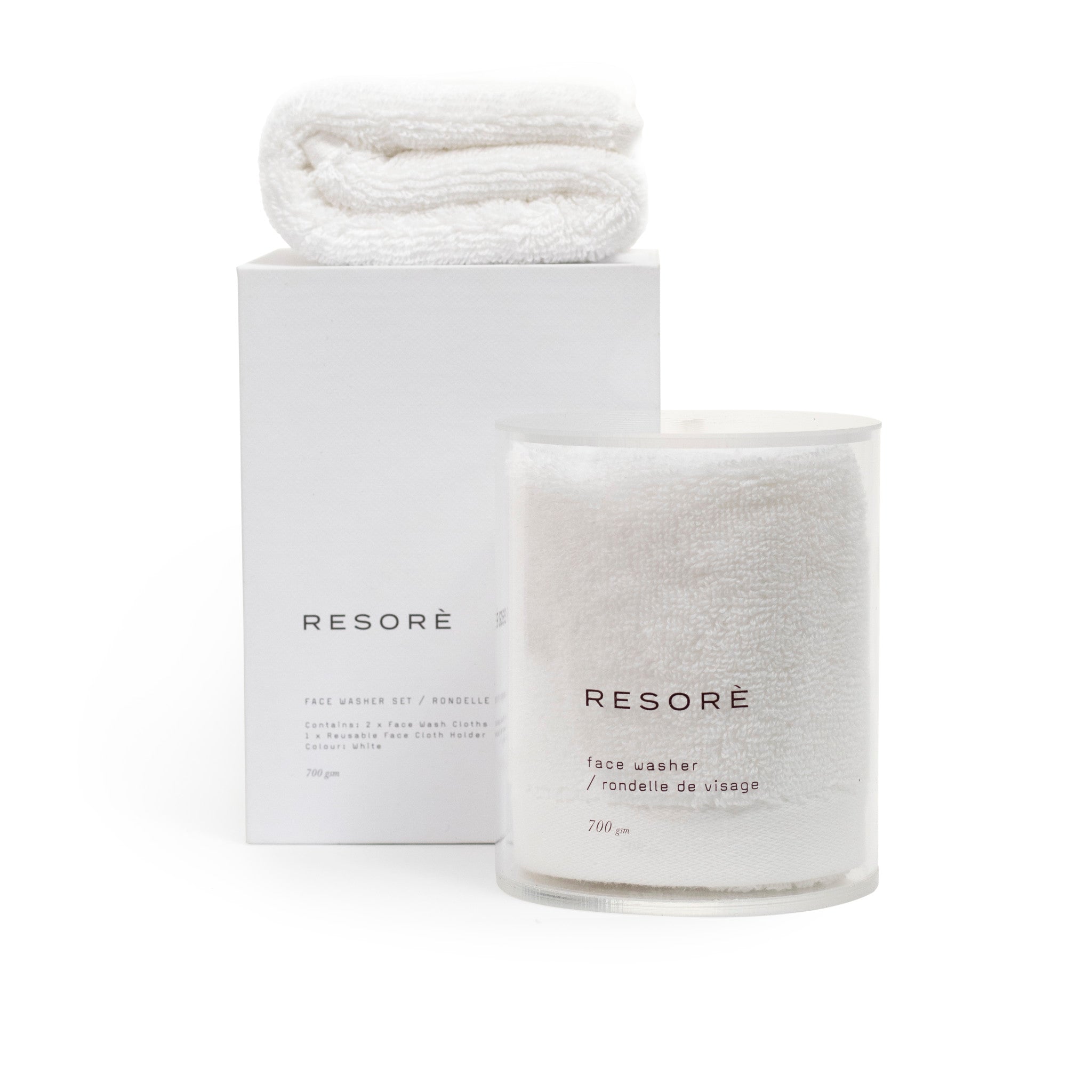 Resore Face Washer - Gentle Exfoliating Facial Cleansing Cloth for Acne & Blackhead Removal - Perfect for Daily Skincare Routine & Travel