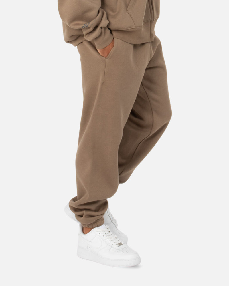 SSS Realism Render Sweatpants for Women - Soft & Comfortable Tapered Joggers in Taupe - Perfect for Yoga, Lounge & Casual Wear