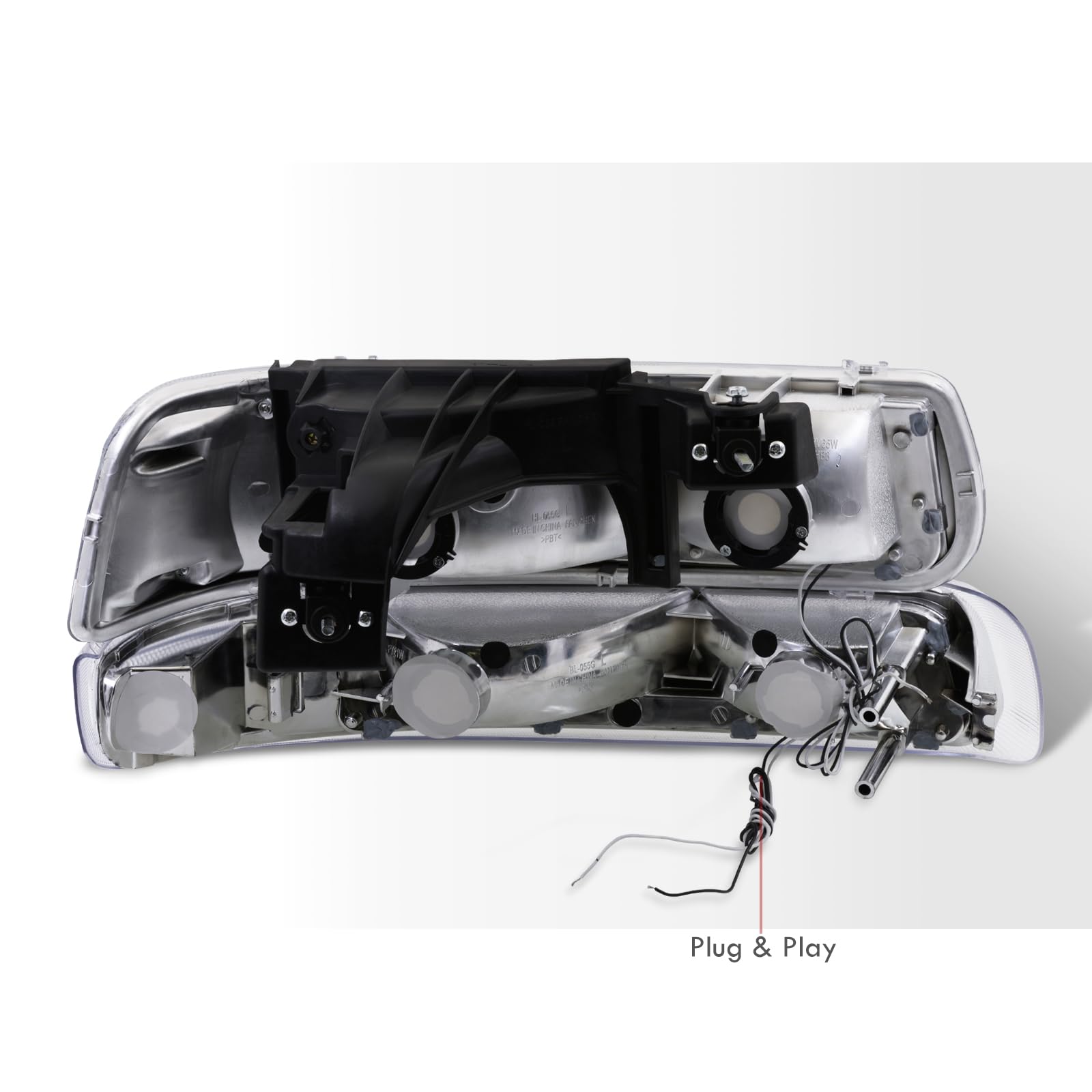LED DRL Headlights for Silverado 1500/2500/3500 HD 1999-2006 - Upgrade Lighting for Night Driving