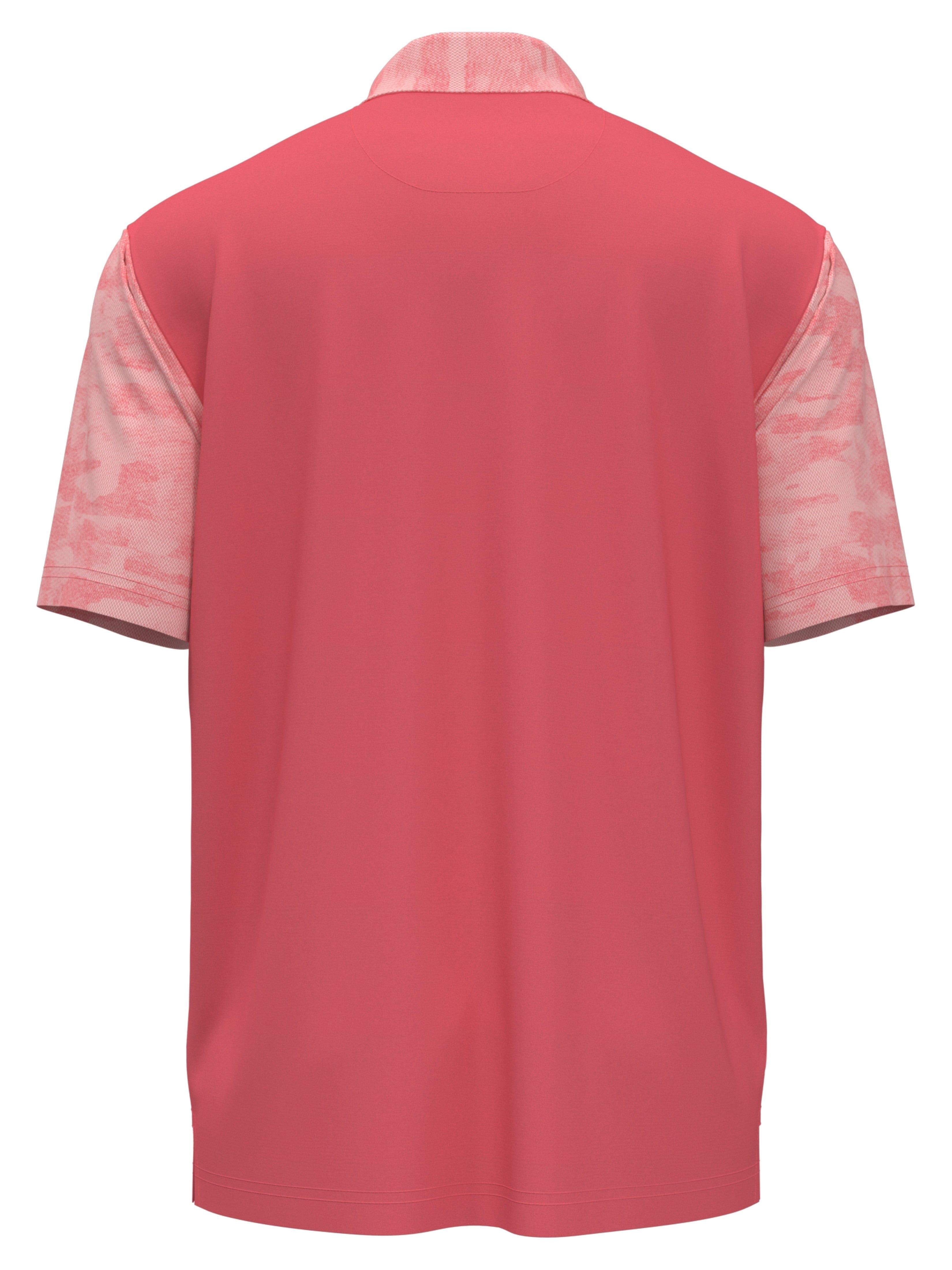 Men's Ombre Camo Print Golf Polo Shirt - Moisture-Wicking Performance Tee for Golf, Casual Wear & Outdoor Activities