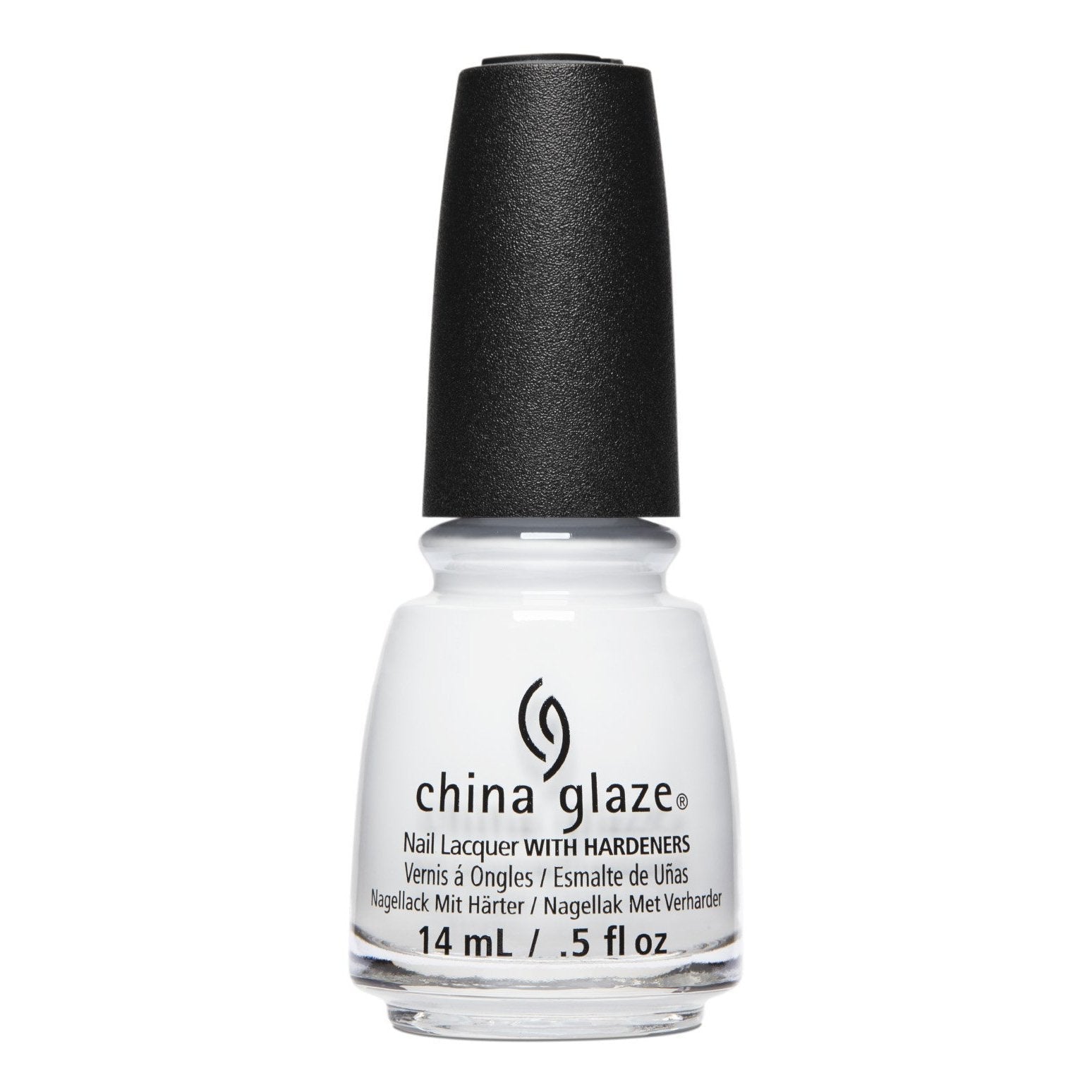 China Glaze Blanc Out Nail Polish - 0.5 oz / 15ml - #66223 - High Coverage White Nail Lacquer for French Manicure, Bridal Nails & Everyday Wear