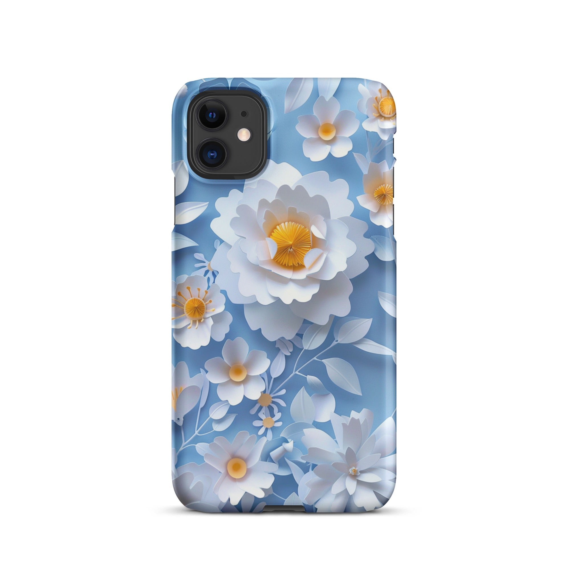 Daisy Blue Snap Case for iPhone 13 Pro Max - Slim Protective Cover with Shock Absorption | Perfect for Everyday Use, Travel & Outdoor Activities