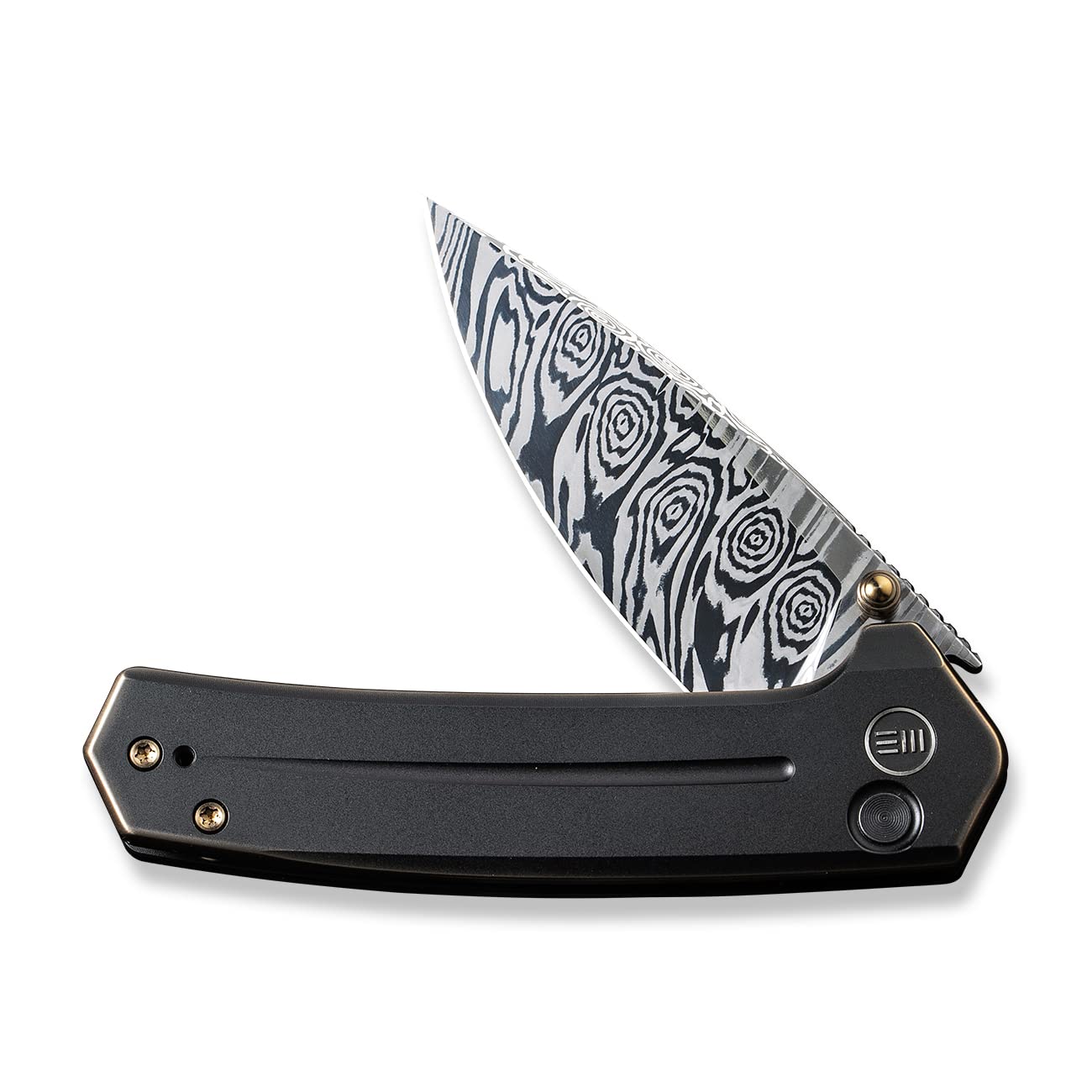WE Knife WE21026BDS1 Culex Button Lock DAMA Folding Pocket Knife - EDC, Outdoor Camping & Survival Tool