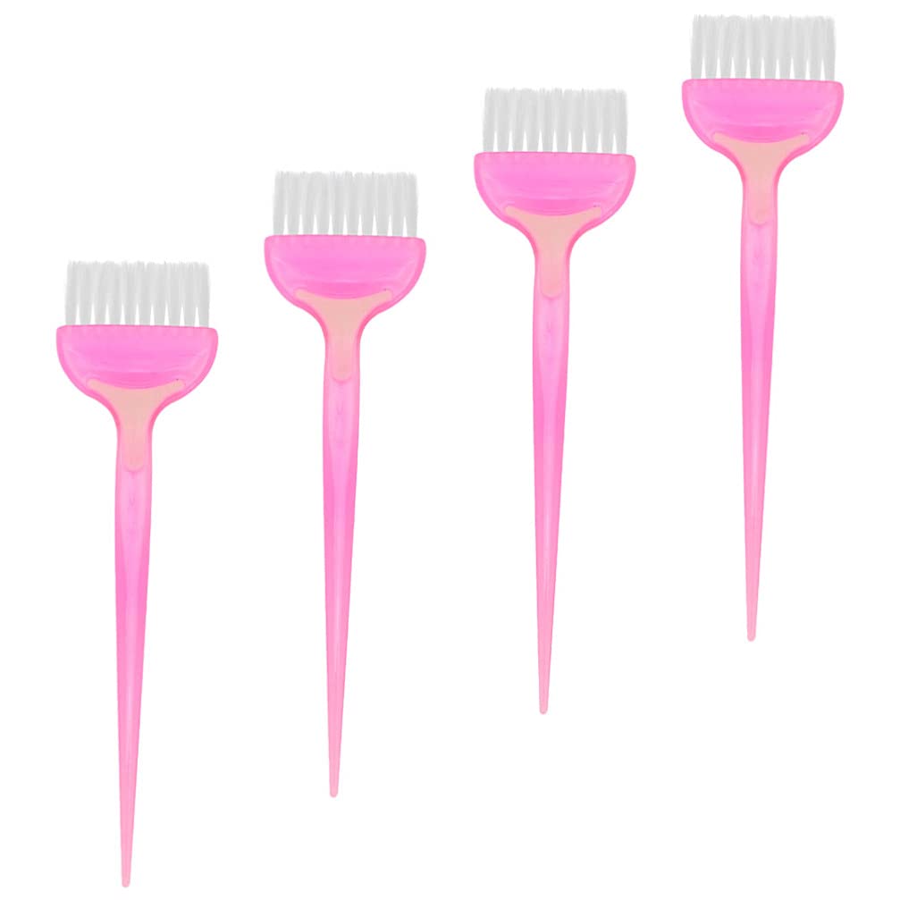 4pcs Hair Dye Combs & Brushes Set for Salon & Home Use