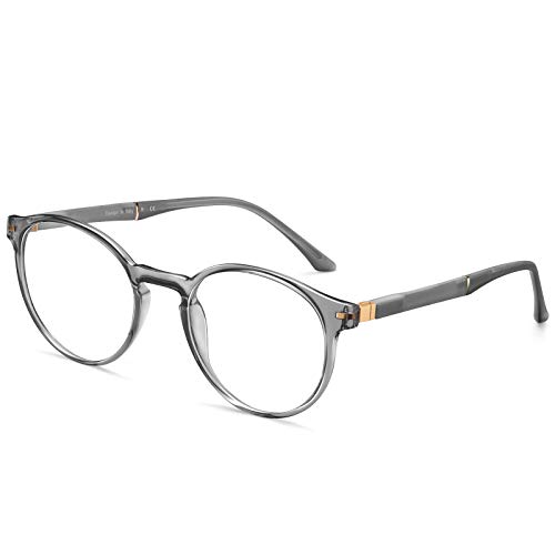 1-3. Clear Grey Frame Anti-blue Lens