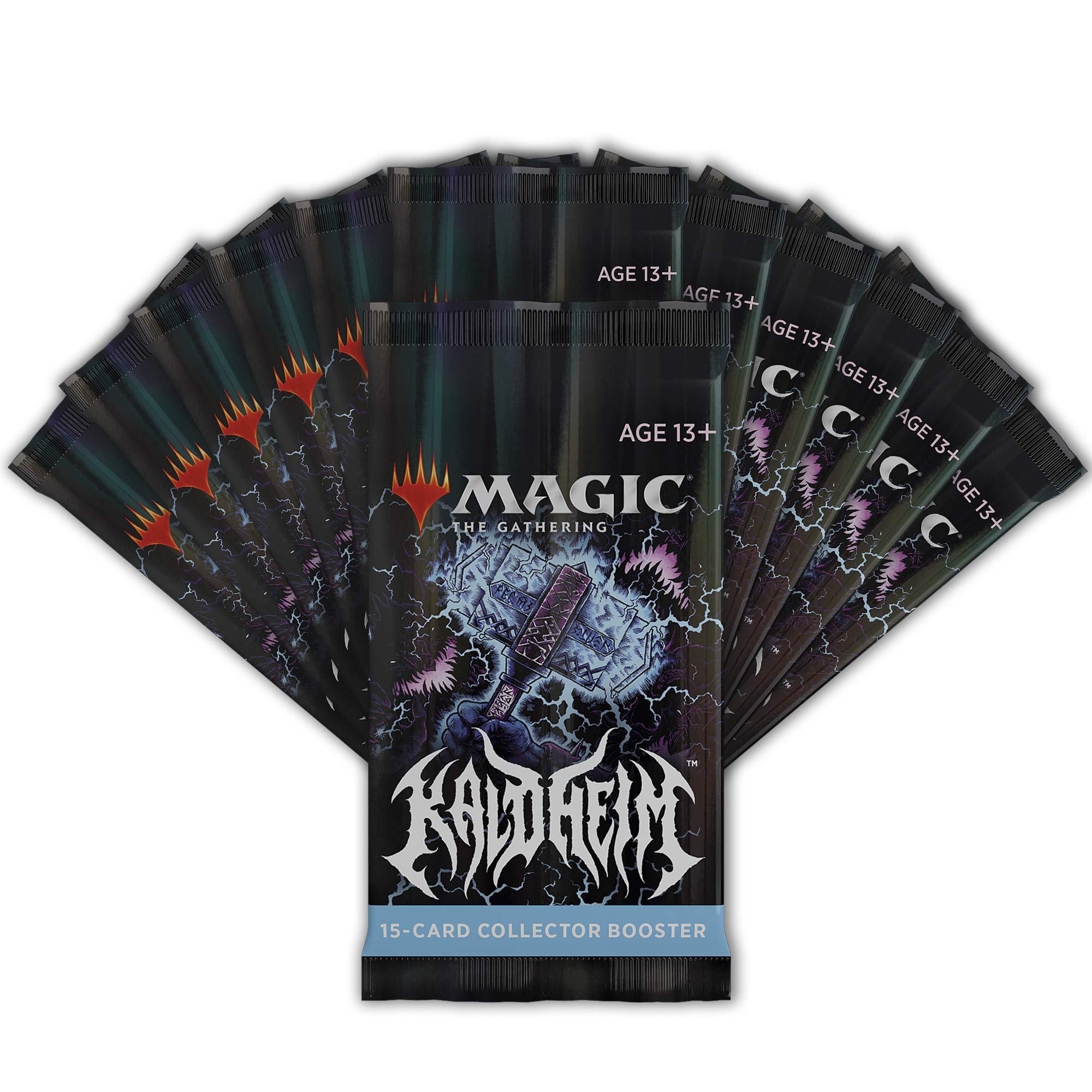 Magic: The Gathering Kaldheim Collector Booster Box - 12 Packs (180 Cards) | MTG Fantasy Card Game for Collectors & Players | Perfect for Tournaments, Game Nights & Gifts