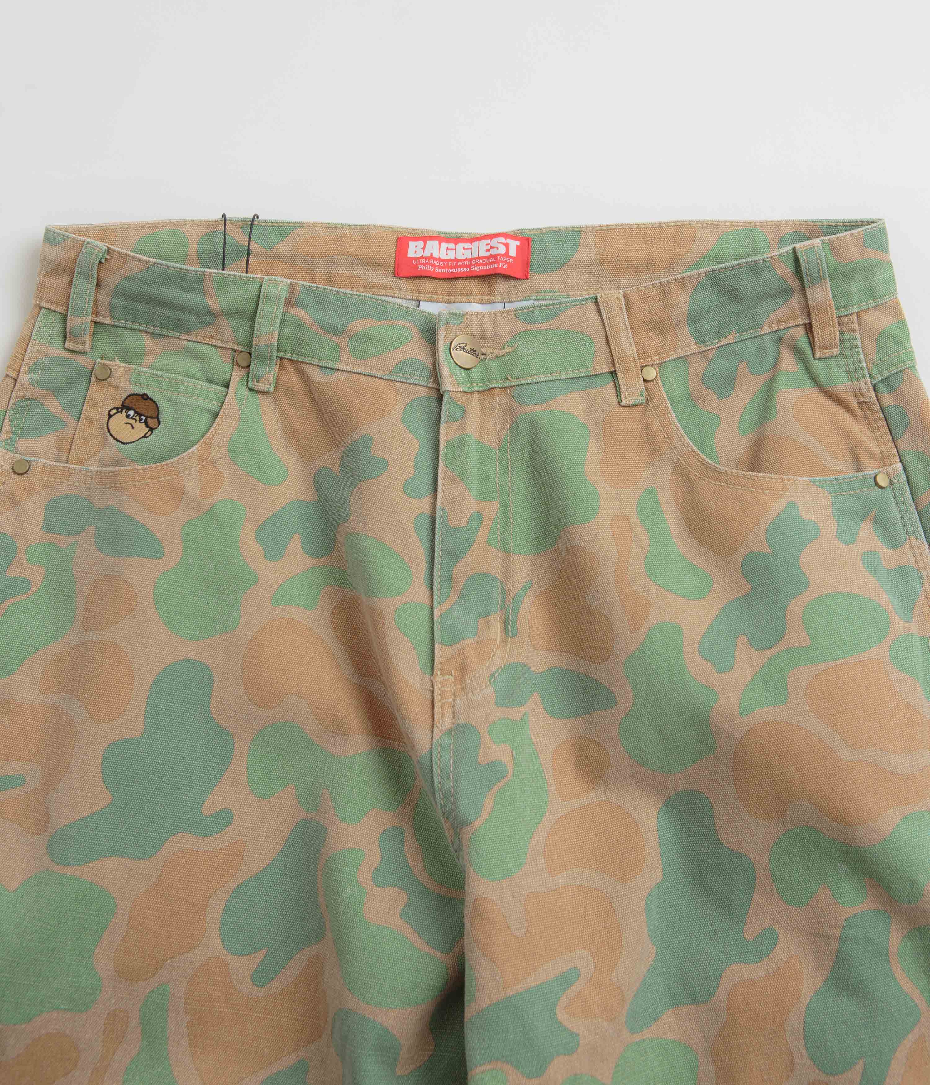 Butter Goods Santosuosso Camo Pants - Washed Camo Cargo Pants for Men | Streetwear Fashion | Perfect for Urban Outfits & Outdoor Adventures