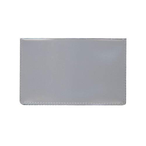 StoreSMART Metallic Silver Folding Business Card Holders - 500 Pack - Durable Polypropylene Plastic Card Cases (RPP2915MS-500) - Perfect for Trade Shows, Networking Events & Office Organization