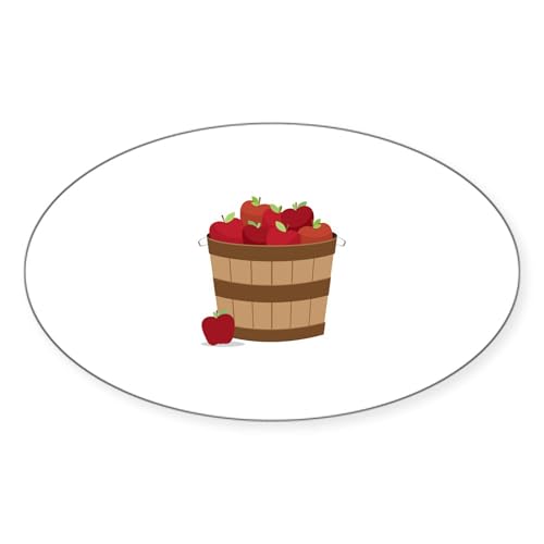 White - Bushel of Apples Sticker