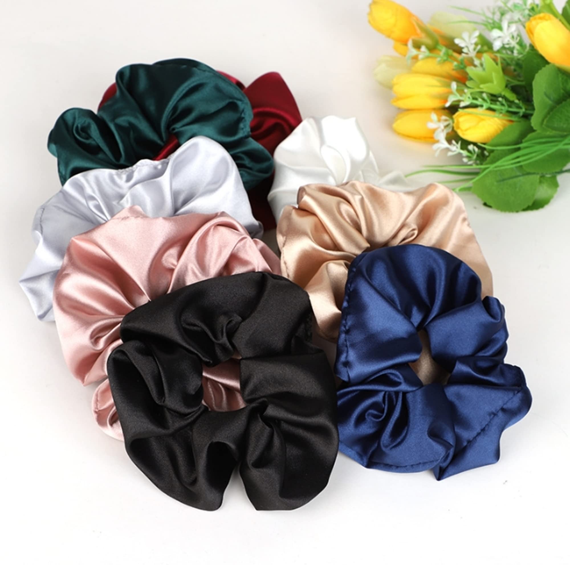 Snowpearl 50-Piece Hair Accessories Set – Bobby Pins, Banana Clips, Tic Tac Clips & Satin Scrunchies for Women & Girls – Perfect for School, Work, Parties & Everyday Styling