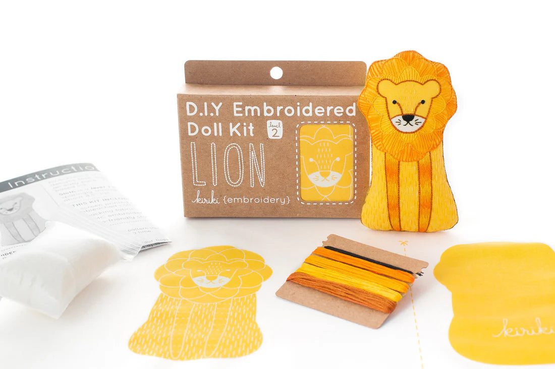DIY Animal Embroidered Doll Kits for Beginners - Cute Handmade Stuffed Animals Craft Set for Kids & Adults - Perfect for Birthday Gifts, Home Decor, and Creative Sewing Projects