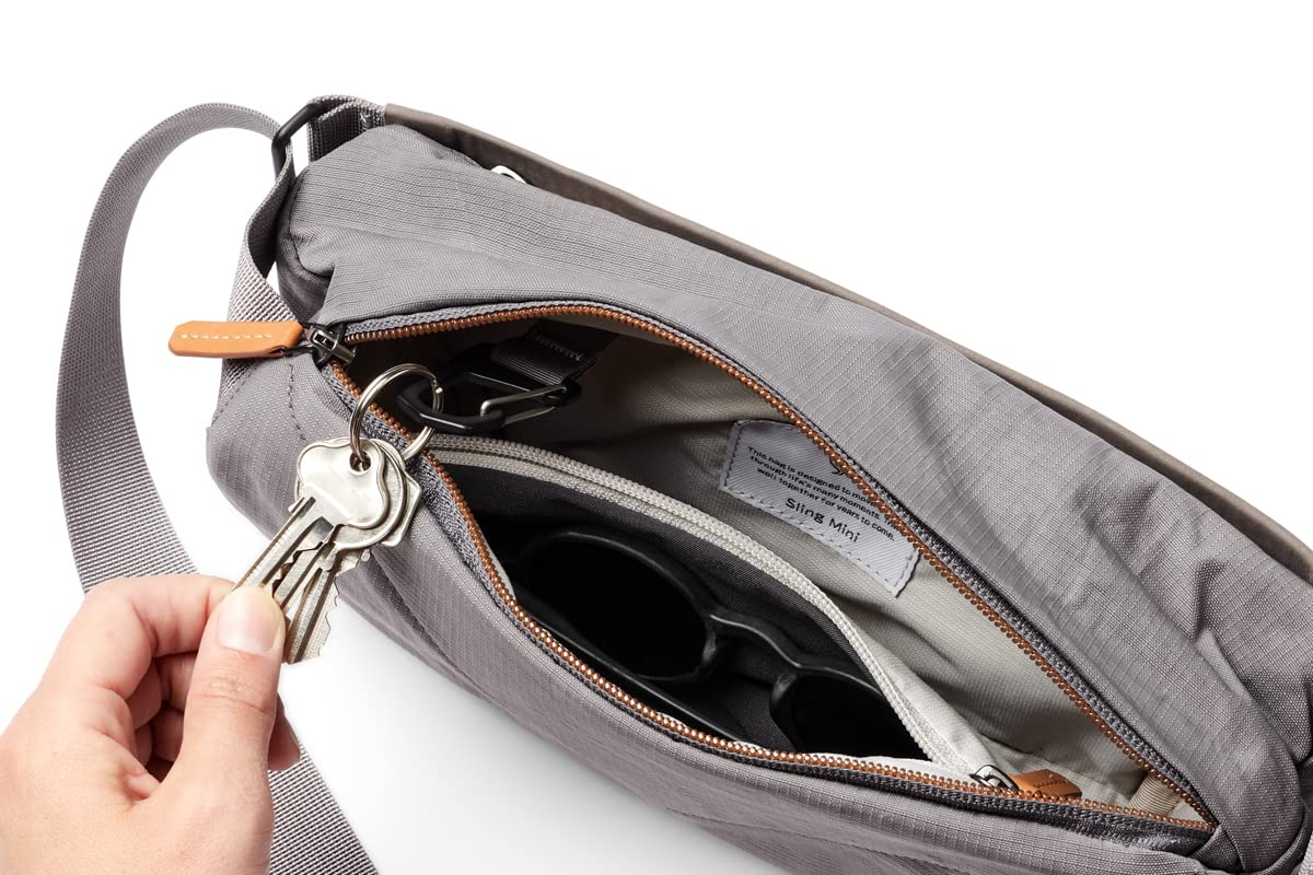Bellroy Sling Mini Bag - Premium Leather Crossbody Bag for Women & Men (4L Capacity) | Compact Everyday Carry for Travel, Work & Outdoor Adventures