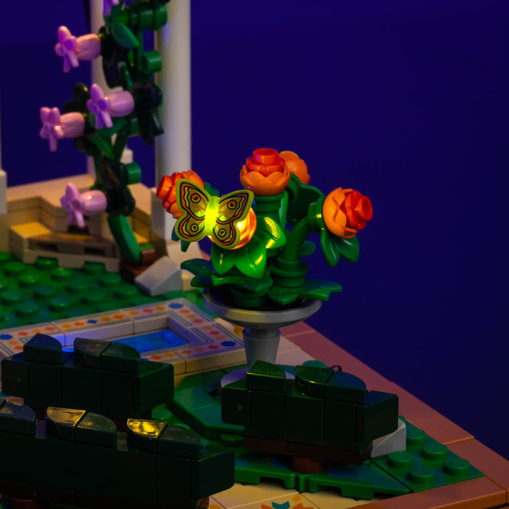 LEGO® Fountain Garden #10359 Light Kit - DIY LED Lighting Set for LEGO Building Blocks | Perfect for Home Decoration, Gift Giving & Nighttime Display