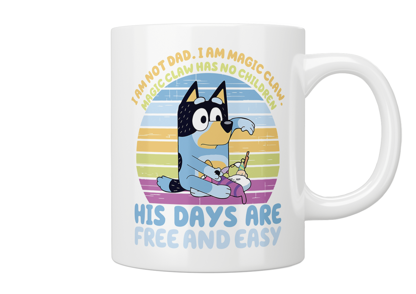 Bluey Magic Claw Mug - Official Bluey Themed Coffee Cup for Kids & Adults - Perfect for Hot Chocolate, Tea & Morning Coffee - Fun Gift for Bluey Fans & Collectors