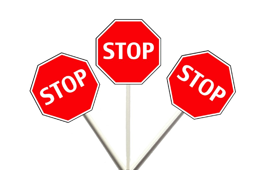 12 Red and White Stop Sign Cupcake Toppers for Construction Theme Parties, School Events & Birthday Celebrations - Perfect for Construction Birthday Cakes, School Occasion Treats & Traffic Safety Themed Desserts