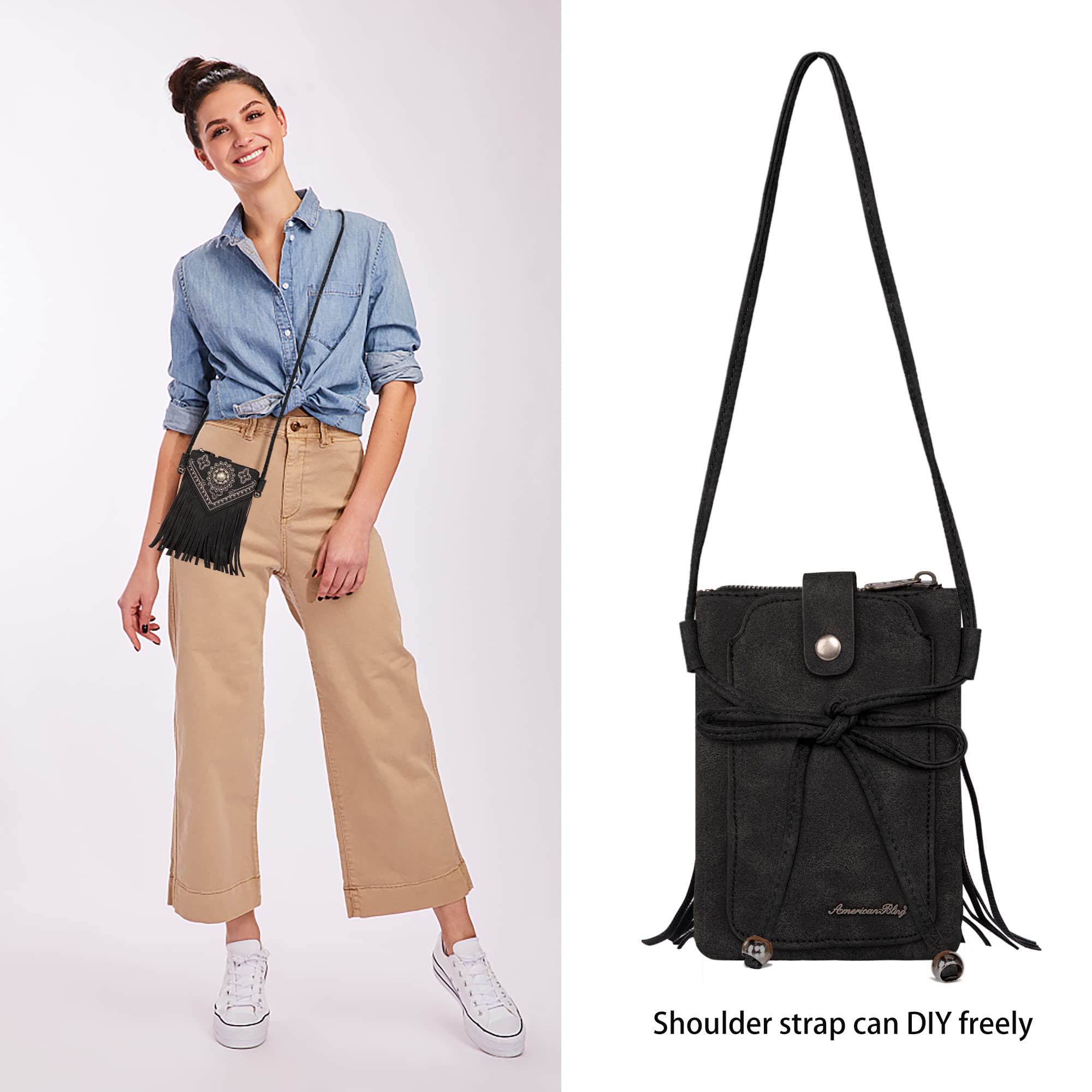 Montana West Small Crossbody Bag for Women - Stylish Western Leather Phone Purse with Adjustable Strap | Perfect for Travel, Shopping & Daily Use
