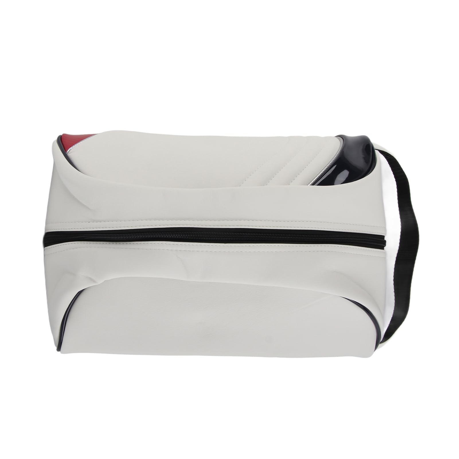 Waterproof PU Leather Shoe Storage Bag with Zipper - Travel Shoe Organizer for Sports Sneakers, Gym Shoes & Casual Footwear - Perfect for Travel, Gym, Camping & Daily Storage