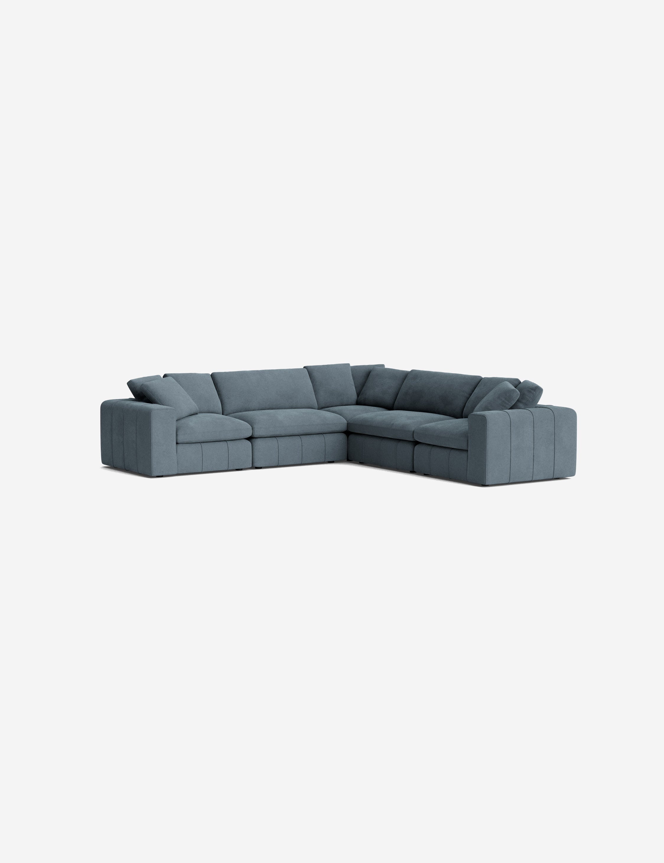 Capella Modular Corner Sectional Sofa - Modern L-Shaped Living Room Furniture for Small Spaces | Perfect for Apartments, Condos & Cozy Homes