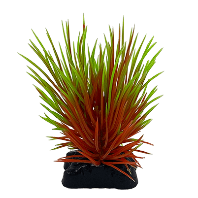 Fish Gear Lilaeopsis Plastic Betta Plant (3 Pack) - Realistic Artificial Aquarium Plants for Betta Fish Tanks, Decorations for Home & Office Aquascaping