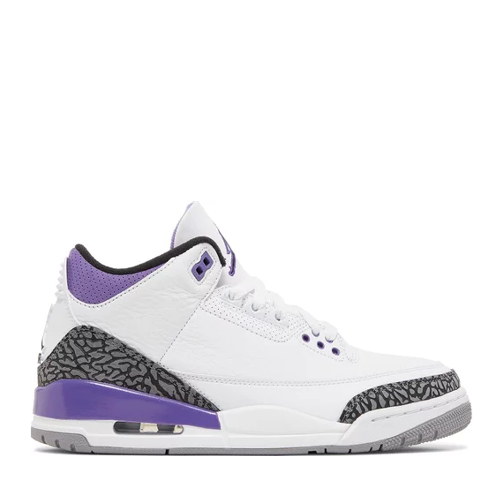 Nike Air Jordan 3 Retro Dark Iris - Men's Basketball Shoes for Streetwear & Sneaker Collection | Perfect for Casual Wear, Sports & Fashion Outfits